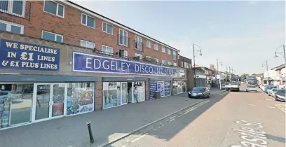  ?? Google streetview ?? ●● The new off-licence is to open in premised currently occupied by Edgeley Discount Store on Castle Street, Edgeley