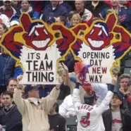  ?? TONY DEJAK/THE ASSOCIATED PRESS FILE PHOTO ?? Cleveland’s baseball team continues to receive criticism for its name and Chief Wahoo logo.