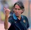  ??  ?? Su Simone Inzaghi Allenatore dell’Inter