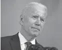  ??  ?? President Joe Biden rejoined the 2015 Paris climate accord on his first day in office and has made action on climate change a high priority.