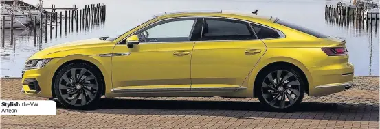  ??  ?? Stylish Arteon the VW