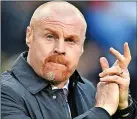  ?? ?? REALIST: Clarets boss Sean Dyche