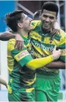  ?? James Eastup ?? Aaron Morris (right) is Runcorn Linnets’ Player of the Month for November.