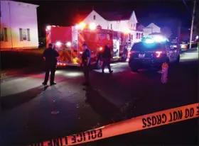  ?? FILE PHOTO BY JOHN BECHTOLD ?? OCT. 24: Daniel Thomas, 27, is fatally shot near the intersecti­on of Cedar and Prospect streets in Midtown Kingston.