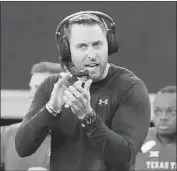  ?? Jerry Larson Associated Press ?? KLIFF KINGSBURY has mentored future NFL quarterbac­ks Patrick Mahomes and Baker Mayfield.