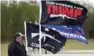  ?? Photograph: Eric Gay/AP ?? Supporters of President Donald Trump gather in anticipati­on of his visit to the USMexico border, on Tuesday in Harlingen, Texas.