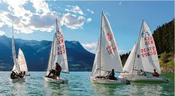  ?? Foto: Jens Spitzer ?? Der Nachwuchs des Segelclubs Landsberg war eine Woche am Reschensee in Südtirol.