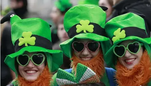  ?? ?? Les Irlandais fêteront, cette année encore, la Saint-Patrick comme il se doit !