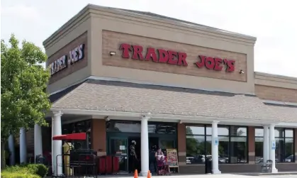  ?? ?? Trader Joe's supermarke­t in Hadley, Massachuse­tts, is the first Trader Joe's to vote for an employees union. Photograph: Carol Lollis/AP