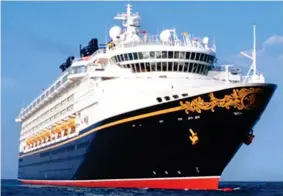  ??  ?? The Disney Wonder: Rebecca was a childminde­r on the ship
