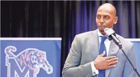  ?? MARK ?? Tigers basketball coach Penny Hardaway will be the keynote speaker at a celebratio­n honoring longtime LeMoyne-Owen coach Jerry Johnson. WEBER/THE COMMERCIAL APPEAL