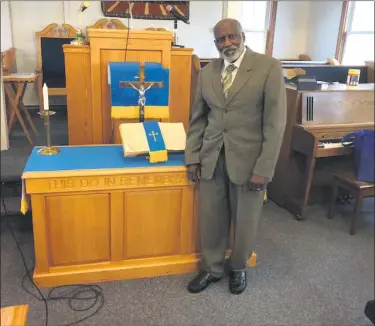  ?? JUSTIN RANSOM — THE NEWS-HERALD ?? Rev. Dr. Melvin Motley will become pastor at Mt. Moriah Missionary Baptist Church at 1143 N. State St. in Painesvill­e as Pastor Floyd O’Neal retires.