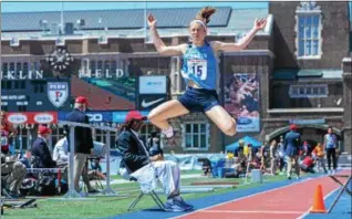  ?? DIGITAL FIRST MEDIA FILE PHOTO ?? North Penn’s Natalie Kwortnik earned bronze in the triple jump at the District 1-AAA Championsh­ips.