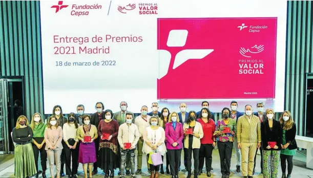  ?? ?? CEPSA
Entrega de los Premios al Valor Social de Fundación Cepsa en Madrid