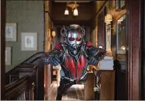  ?? ZADE ROSENTHAL / DISNEY / MARVEL VIA AP ?? Paul Rudd stars as Scott Lang/Ant-Man in a scene from Marvel’s “Ant-Man.”