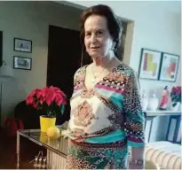  ?? Arquivo pessoal ?? A italiana Rina Antonini, 98 anos, ficou quatro dias internada por causa da Covid-19