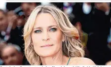  ??  ?? Trotz hoher Erwartunge­n keine Skandale enthüllt: Robin Wright