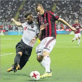  ?? FOTO: GETTY ?? El Milan goleó al Shkendija en la ida por lo que la vuelta será un trámite