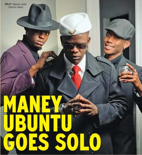  ?? ?? SPLIT: Maney exits Ubuntu band