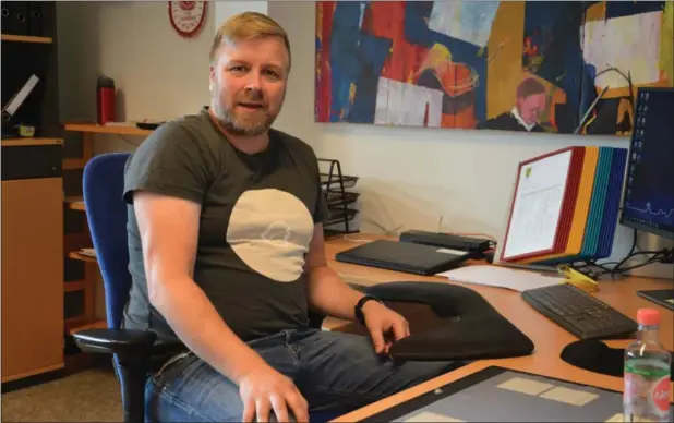  ?? FOTO: OLAV HOEL ?? Kjell Konradsen har vaert rektor ved Lisa ungdomssko­le siden 2019.