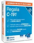  ??  ?? Regalia C-191 is 100% natural, but just as effective as Viagra or Cialis. No more headaches, facial flushing, or dizzy spells.