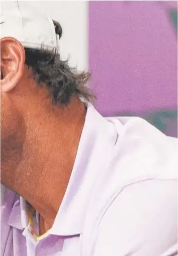  ?? // AFP ?? Rafa Nadal, durante la rueda de prensa en Wimbledon