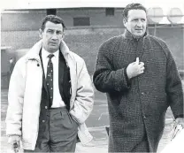  ??  ?? ■
Sean Fallon with Jock Stein in their Celtic heyday.