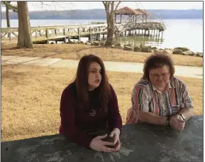  ?? (Arkansas Democrat-Gazette/Staton Breidentha­l) ?? Charity Keener (left) and her mother, Barbara Ritter, talk recently in Russellvil­le about the lasting effects of covid-19. “I had been on the bottom, so I figured up was the only direction to go,” Ritter said of her battles with lingering health problems.