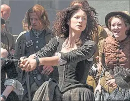  ?? ?? Claire (Caitriona Balfe) on trial for witchcraft in TV’s Outlander