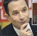  ??  ?? Benoît Hamon représenté par Alfred Spira.