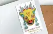  ?? TO CHINA DAILY PROVIDED ?? The stamp issued by the United States Postal Service to mark the Year of the Dragon.