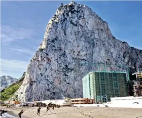  ??  ?? Going in: British soldiers on an exercise in Gibraltar in 2014