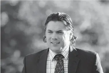  ?? SEAN KILPATRICK/ THE CANADIAN PRESS ?? Senator Patrick Brazeau claims he was offered a ‘backroom deal’ for lighter punishment by Senate leader Claude Carignan.