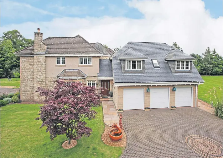  ??  ?? Builder Steven Farish bought the house in 2010 and set about creating his dream home almost immediatel­y.
Beaufield, Middle Balado, Kinross, is on sale with Savills for o/o £845,000.
www.savills.com