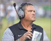  ?? File, Jeremy Stewart / RN-T ?? Coosa head coach Todd Wheeler and the Eagles travel to Elberton on Friday for the first round of the state playoffs.
