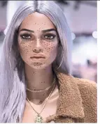  ??  ?? Missguided hired makeup artists to add natural body features such as stretch marks, freckles and vitiligo on their mannequins.