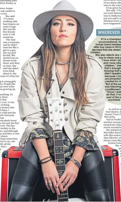  ??  ?? KT Tunstall is back and ready to rock