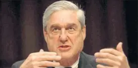  ?? REUTERS FILE ?? ExFBI director Robert Mueller’s will probe links between Russia and the Trump campaign.