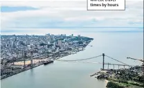  ??  ?? GAME CHANGER
The MaputoCate­mbe Bridge will cut travel times by hours