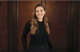  ?? PHOTO BY JORDAN STRAUSS — INVISION — AP, FILE ?? In this photo, Elizabeth Olsen poses for a portrait at Montage Beverly Hills in Beverly Hills.