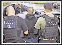  ??  ?? Arrests of 40 people in the city by federal ICE agents have driven immigrants to avoid leaving their homes.