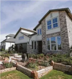  ??  ?? A model home shows a Trendmaker offering in the Parkland Village section of Bridgeland.