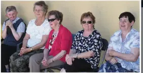  ??  ?? Some of the audience enjoying the set dancing at the Fleadh Cheoil in Milltown on Sunday.