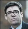  ??  ?? ANDY BURNHAM:
‘This must be a moment where we draw a line under two years of chaos.’
