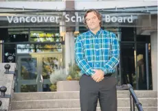  ??  ?? Rob Peregoodof­f, chair of the Vancouver District Parent Advisory Council, hopes the problems that plagued the previous board are behind the district.