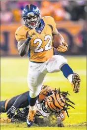  ?? Stacie Scott Colorado Springs Gazette ?? C. J. ANDERSON PLAYED in the Super Bowl loss to Seattle two years ago but didn’t get to do much.