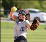  ?? MNG FILE ?? Kennett’s Genevieve Ebaugh pitched a no-hitter against Villa Maria on Thursday.