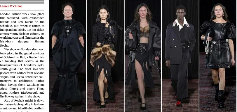 ‘A layer of defiance’: Simone Rocha on how her ultrafemin­ine styles ...