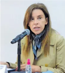  ?? VILLALOBOS /CARLOS ?? María Angélica Granados, alcaldesa.