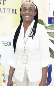  ?? CONTRIBUTE­D ?? Mental health officer Hyacinth Samuels.